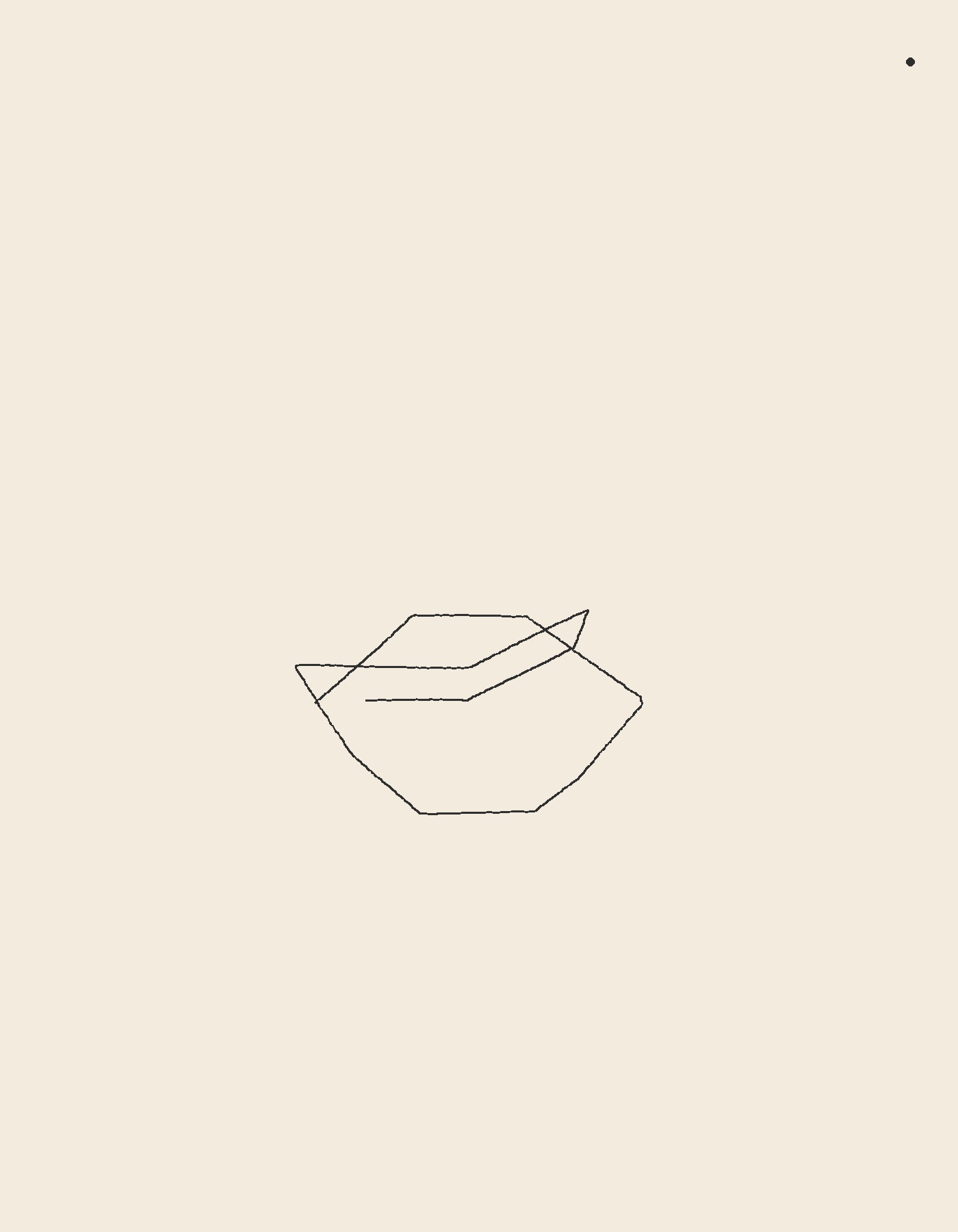 Single animated line between recognizable forms